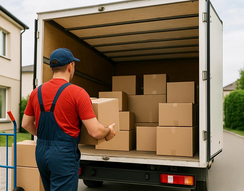 Poochi Movers team at work